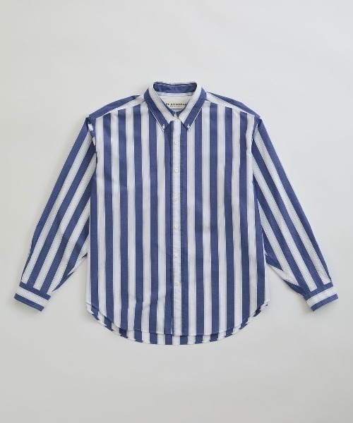 ブラウス シャツ STRIPED DADDY SHIRT ストライプ ダディ シャツ レディース メンズ