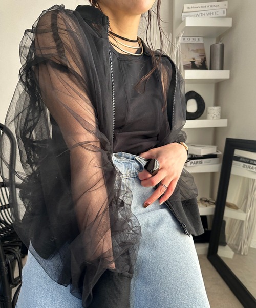 シアーブルゾン〈新品未使用〉 notch.｜ラメシアーブルゾン | Rakuten Fashion(楽天
