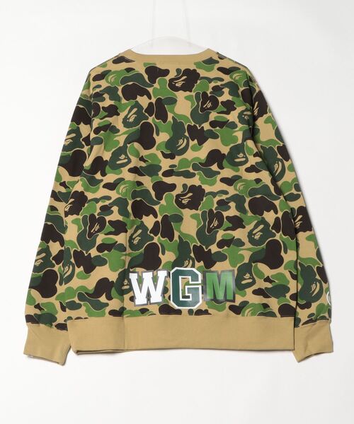 トレーナー スウェット ABC CAMO SHARK CREWNECK SWEATSHIRT レディース A BATHING APE トレーナー スウェット ABC CAMO SHARK CREWNECK