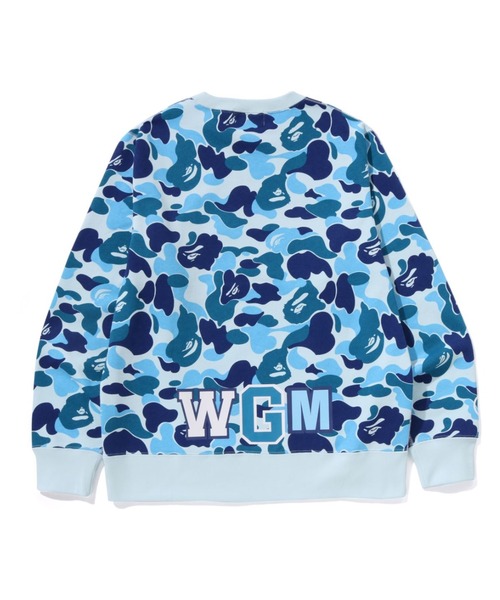 トレーナー スウェット ABC CAMO SHARK CREWNECK SWEATSHIRT レディース A BATHING APE トレーナー スウェット ABC CAMO SHARK CREWNECK