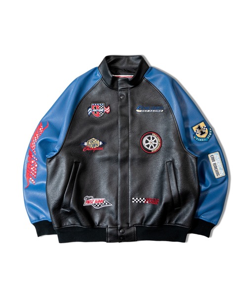 Bomber Jacket First Down Racing Jacket コート ジャケット FIRST