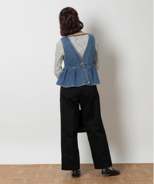 SOMETHING × FREAK'S STORE/サムシング 別注 PEPLUM 2WAY BISCHE