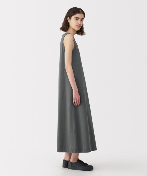 MUJI Labo ワンピース 「MUJI Labo」婦人 リネン混ノースリーブ