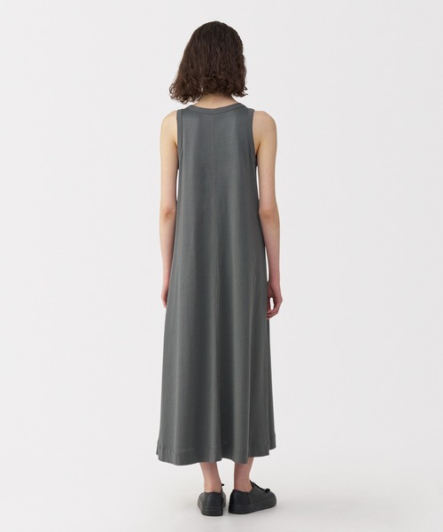 新品　MUJI Labo　現行品　リネンシルク　キャミワンピース　ネイビー　L 新品 MUJI Labo 現行品 リネンシルク キャミワンピース ネイビー