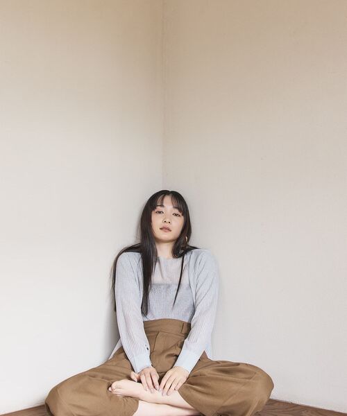 STRATA ニット セーター メタルヤーンニットセット 「低身長