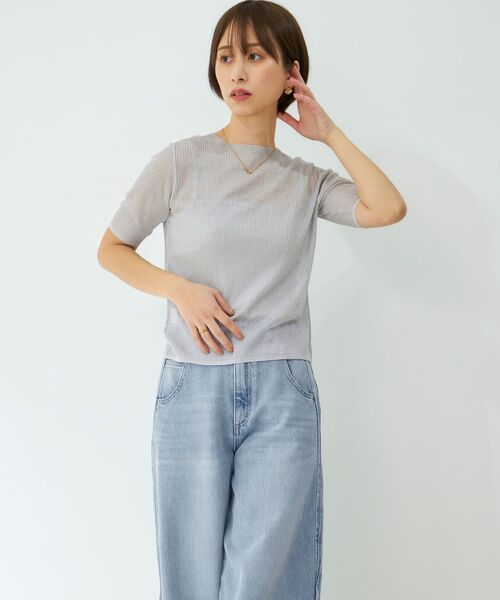 ニット セーター メタルヤーンニットセット 「低身長・小柄女性」 レディース STRATA ニット セーター メタルヤーンニットセット 「低身長