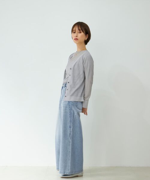 ニット セーター メタルヤーンニットセット 「低身長・小柄女性」 レディース STRATA ニット セーター メタルヤーンニットセット 「低身長