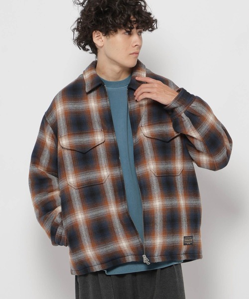 PENDLETON×niko and… /コラボCPOジャケット ブルゾン/中綿 niko and…（ニコアンド） ブルゾン「PENDLETONコラボ」 MEDIUM