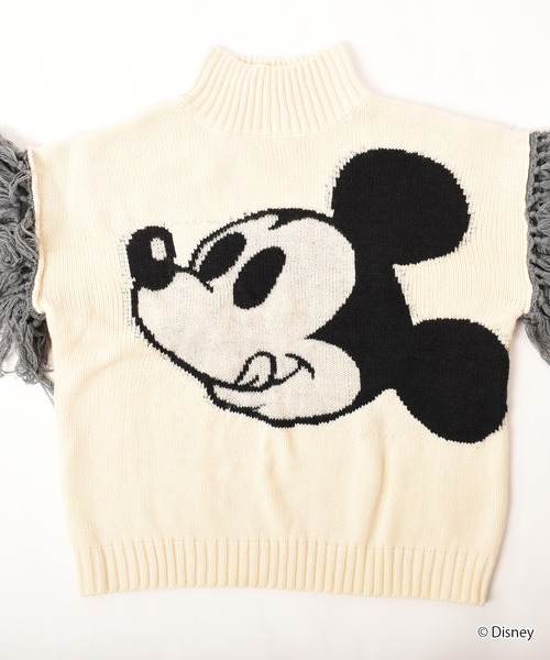 「4GEEKs by SPIRALGIRL」 長袖ニット「Disneyコラボ」 FREE オフホワイト レディース_画像5