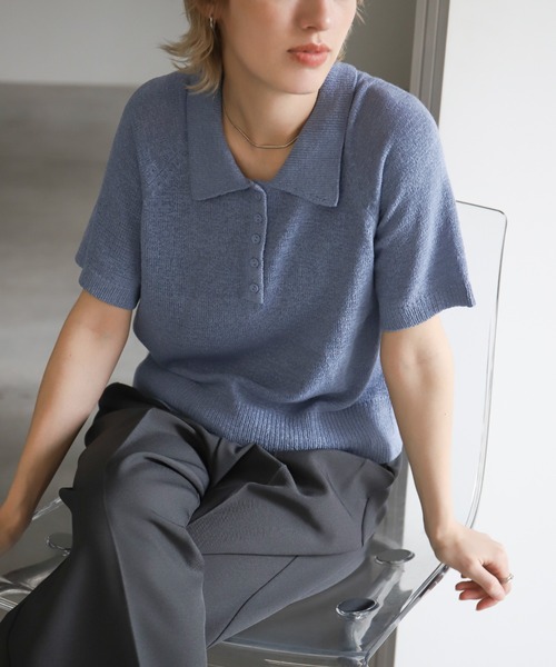 select MOCA（セレクトモカ） サマーニット ニット セーター ポロ
