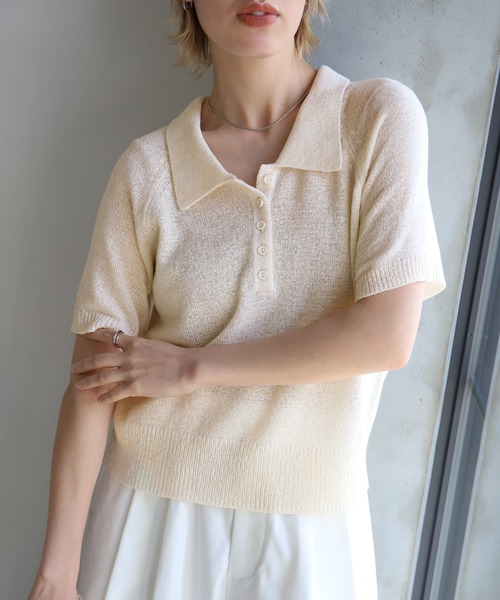 select MOCA（セレクトモカ） サマーニット ニット セーター ポロ