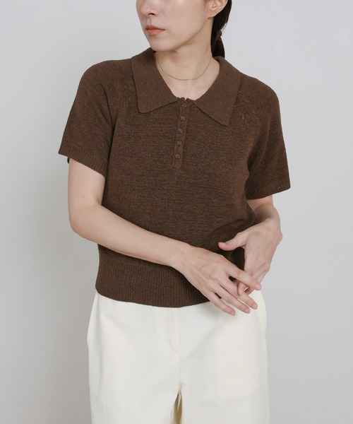 select MOCA（セレクトモカ） サマーニット ニット セーター ポロ