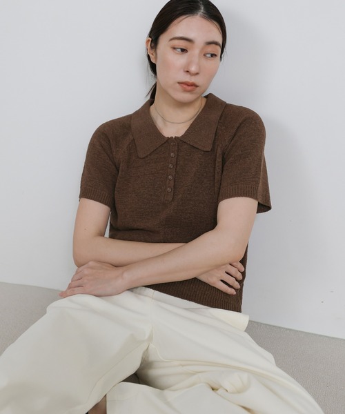 select MOCA（セレクトモカ） サマーニット ニット セーター ポロ