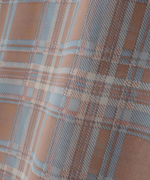 ブラウス シャツ WHITELAND/ホワイトランド/CHIFFON CHECK SHIRTS レディース メンズ WHITELAND シャツ WHITELAND/ホワイトランド/CHIFFON CHECK
