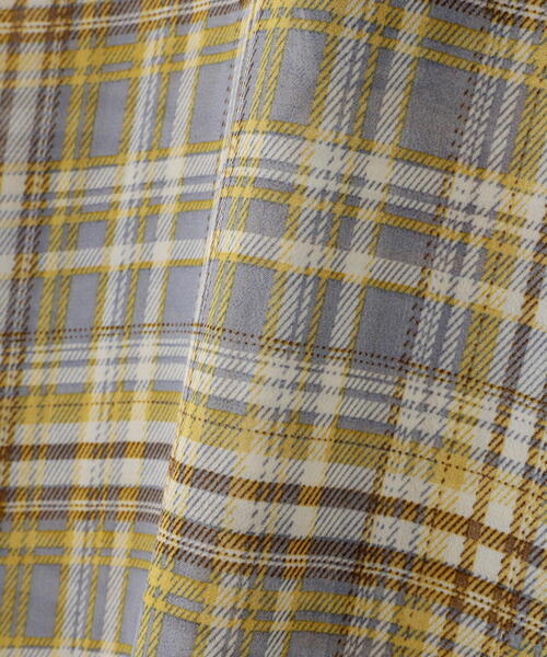 ブラウス シャツ WHITELAND/ホワイトランド/CHIFFON CHECK SHIRTS レディース メンズ WHITELAND シャツ WHITELAND/ホワイトランド/CHIFFON CHECK