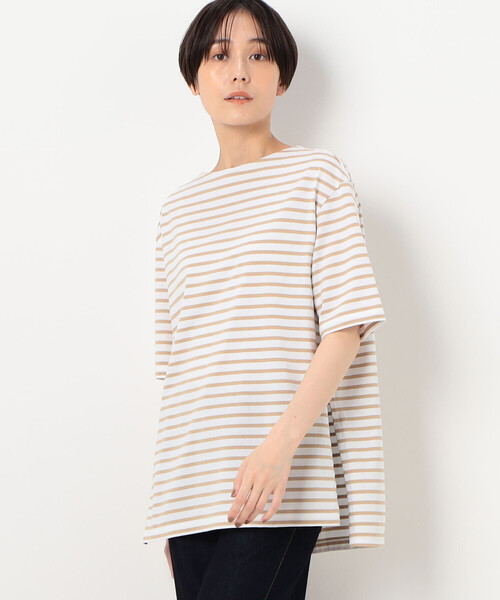 tシャツ サイロプレミアムボーダー ロングTシャツ レディース