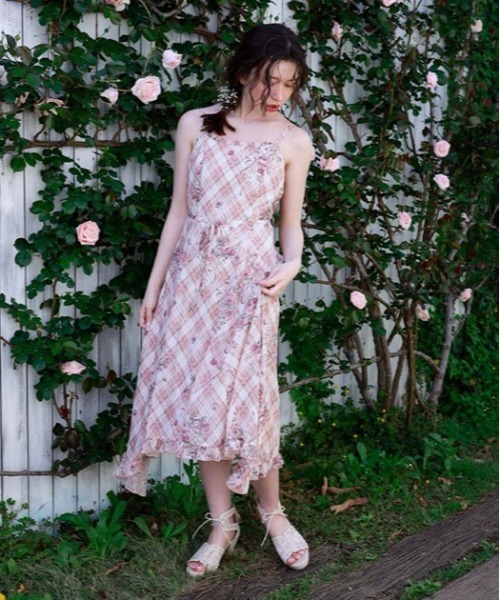 y2k axes femme アクシーズ キャミワンピース coquette y2k axes femme アクシーズ キャミワンピース coquette