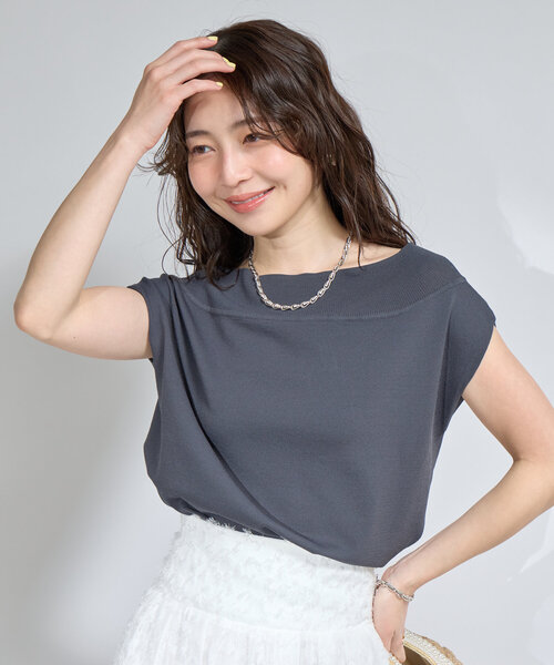 La boutique Bonbon ニット セーター 「最強美人見え」クール