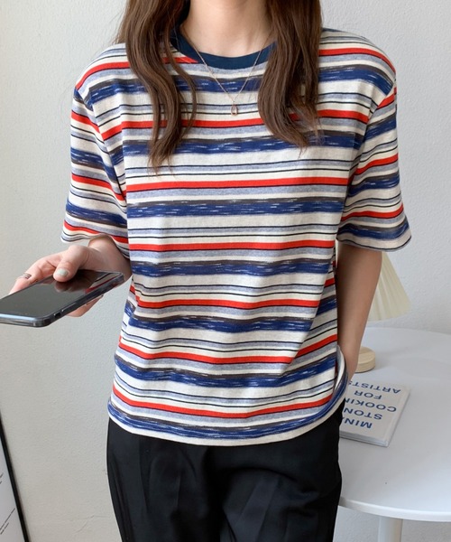 「Diosfront」 半袖Tシャツ L ピンク系その他 レディース