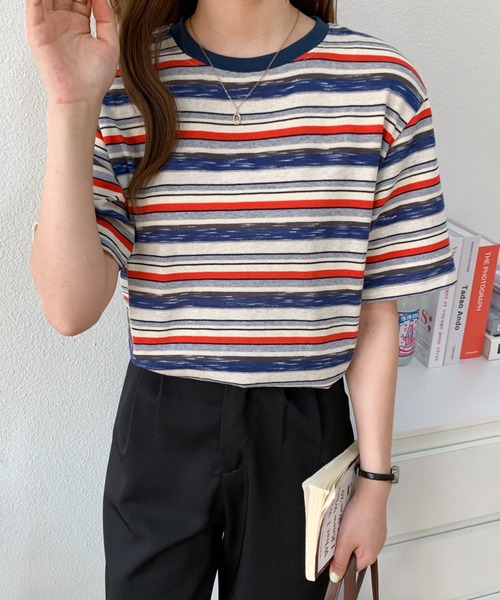 「Diosfront」 半袖Tシャツ L ピンク系その他 レディース