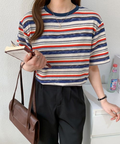 「Diosfront」 半袖Tシャツ L ピンク系その他 レディース