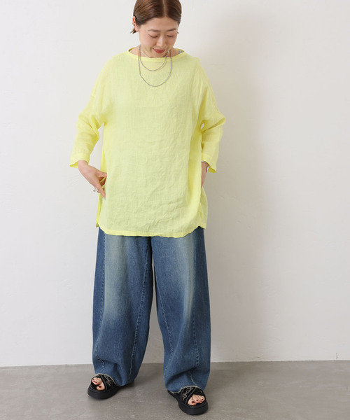 25SS journal standard luxe エアリネン ブラウス journal standard luxe｜《追加2》エアリネン Plain-ブラウス