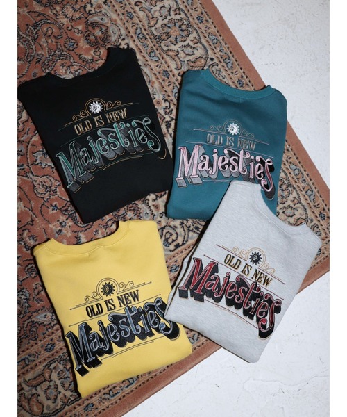 トレーナー スウェット Majesties BIGスウェットトップス レディース