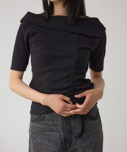 AZUL BY MOUSSY（アズールバイマウジー） tシャツ スクエアネック
