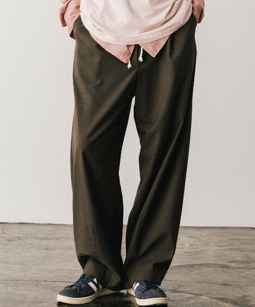 ワイドパンツ スラックス パンツ THE BARREL TROUSERS/バレルトラウザーズ レディース