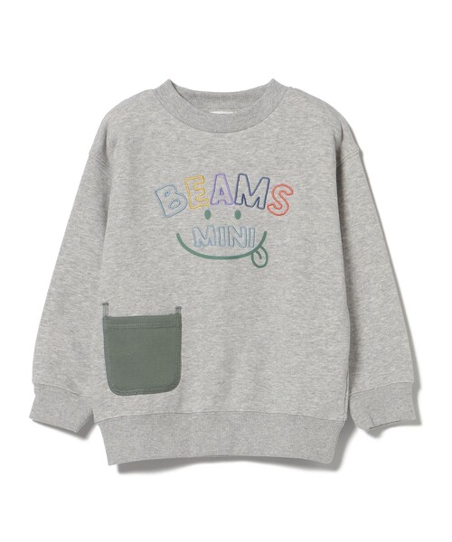 BEAMS mini（ビームス ミニ） トレーナー スマイル 刺繍 スウェット