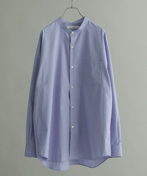 「THOMAS MASON」 長袖シャツ「URBAN RESEARCHコラボ」 LARGE ブルー メンズ_画像6