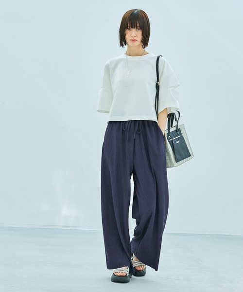 「LAKOLE」 半袖Tシャツ MEDIUM ブラウン レディース