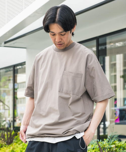 「URBAN RESEARCH DOORS」 半袖Tシャツ LARGE ライトグレー メンズ