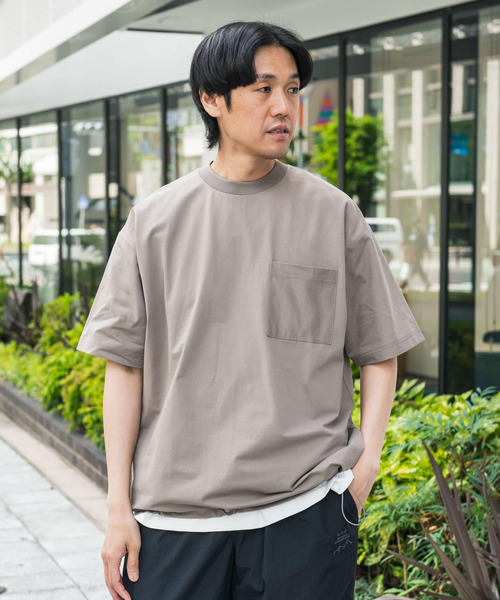 「URBAN RESEARCH DOORS」 半袖Tシャツ LARGE ライトグレー メンズ