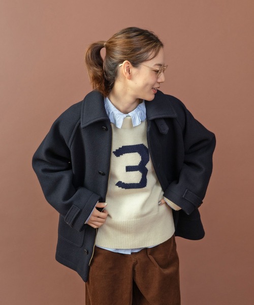 PAR ICI（パーリッシィ） ニット セーター 3インターシャ カレッジ