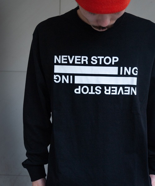 「THE NORTH FACE」 長袖Tシャツ S ブラック メンズ