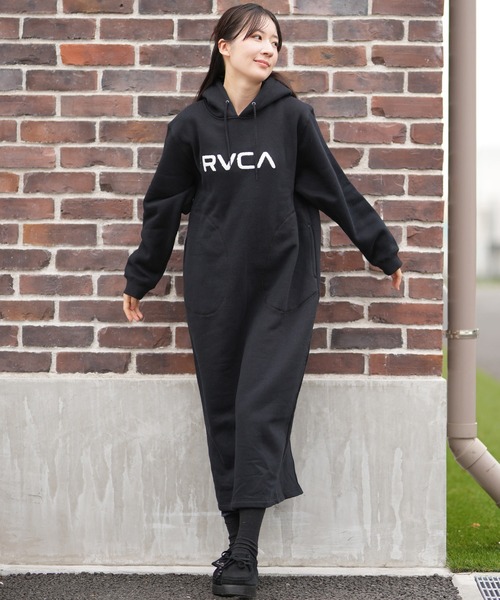 ワンピース RVCA/ルーカ パーカーワンピース スウェット BF044-P35_3