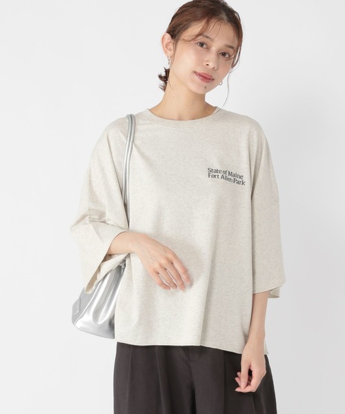 studio CLIP（スタディオクリップ） tシャツ ミニ裏毛ロゴ刺繍半袖プル