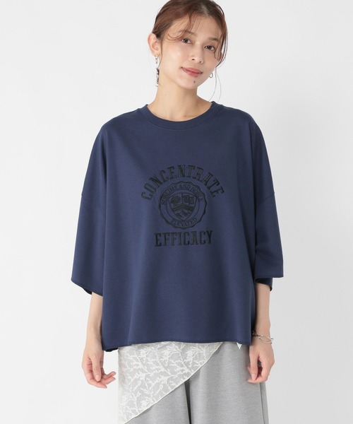 studio CLIP（スタディオクリップ） tシャツ 半袖 ミニ裏毛ロゴ刺繍