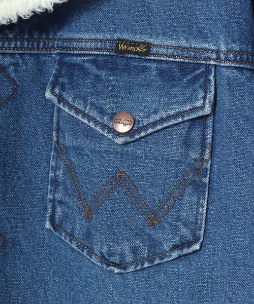Wrangler（ラングラー） デニムジャケット gジャン Denim Boa Wrange
