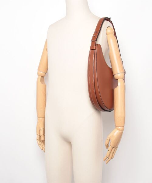 Lauren Ralph Lauren　レザー ブラウン ショルダーバッグ 中古・古着通販】LAUREN RALPH LAUREN (ローレンラルフローレン