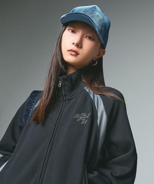X-girl（エックスガール） メッシュキャップ キャップ 帽子 VELOUR