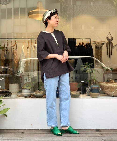 「TODAYFUL」 半袖ブラウス FREE オフホワイト レディース_画像7