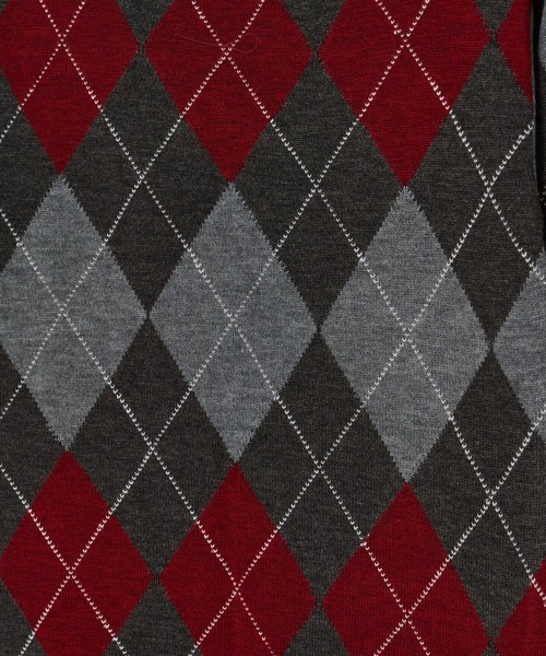 BEEDEN ニット セーター ARGYLE LOOSE KNIT TOPS レディース