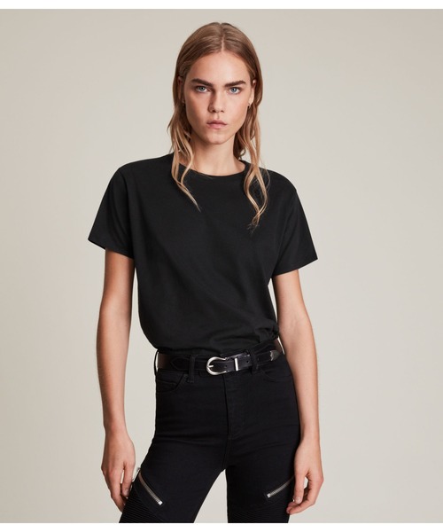 「ALLSAINTS」 半袖Tシャツ S ブラック レディース_画像6