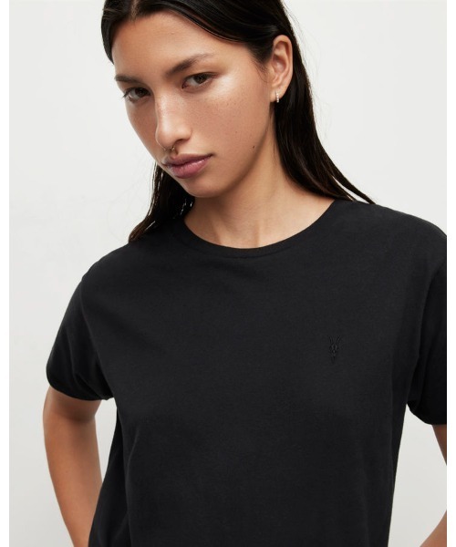 「ALLSAINTS」 半袖Tシャツ S ブラック レディース_画像7