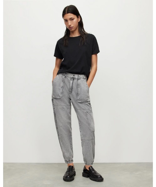 「ALLSAINTS」 半袖Tシャツ S ブラック レディース_画像8