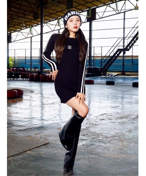 ダーリッチ ニットワンピース 完売品 オフショルステッチニットミニワンピース – Darich (ダーリッチ)