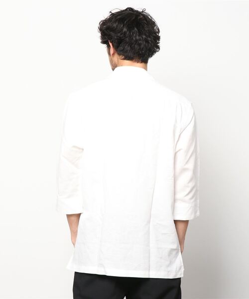 「The DUFFER of ST.GEORGE」 7分袖シャツ X-LARGE グリーン メンズの画像