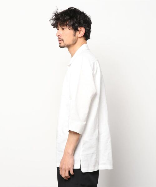 「The DUFFER of ST.GEORGE」 7分袖シャツ X-LARGE グリーン メンズの画像